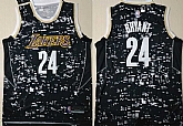 Lakers 24 Kobe Bryant Black City Luminous Jersey,baseball caps,new era cap wholesale,wholesale hats